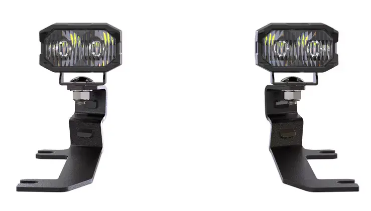 Morimoto 2Banger Ncs Spot White A-Pillar Lights For 2020-2025 Gm Silverado 2500/3500 2