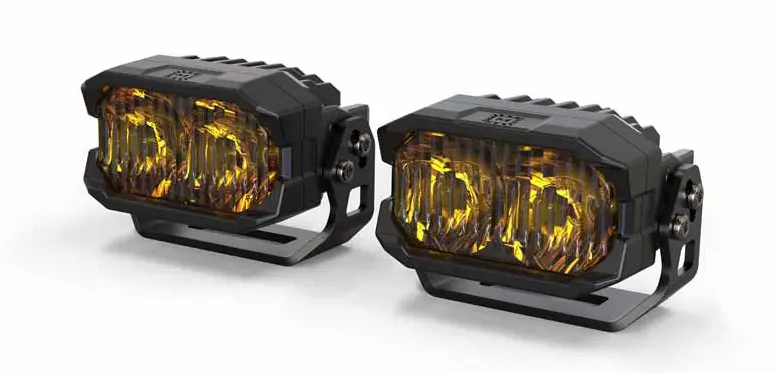 Morimoto 2Banger Ncs Spot Yellow A-Pillar Lights For 2020-2025 Gm Silverado 2500/3500 2
