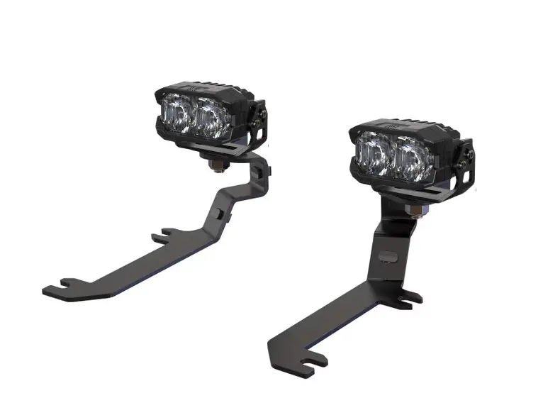 Morimoto 2Banger Ncs White Flood A-Pillar Light Kit For 2019-2025 Chevy Silverado 1500 1