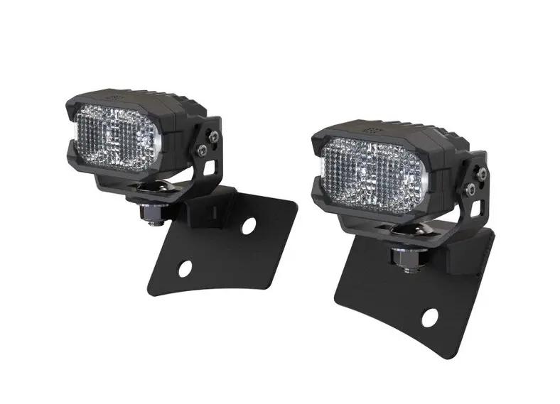Morimoto 2Banger Ncs White Wide Beam A-Pillar Light Kit For 07-18 Jeep Wrangler 1