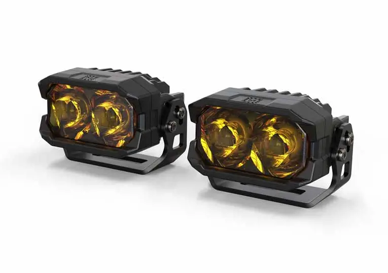 Morimoto 2Banger Ncs Wide Yellow A-Pillar Light Kit For 15-20 Ford F-150/Raptor 2