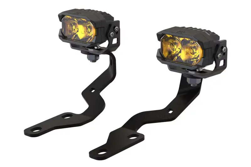 Morimoto 2Banger Ncs Wide Yellow A-Pillar Light Kit For 2007-2013 Toyota Tundra 1
