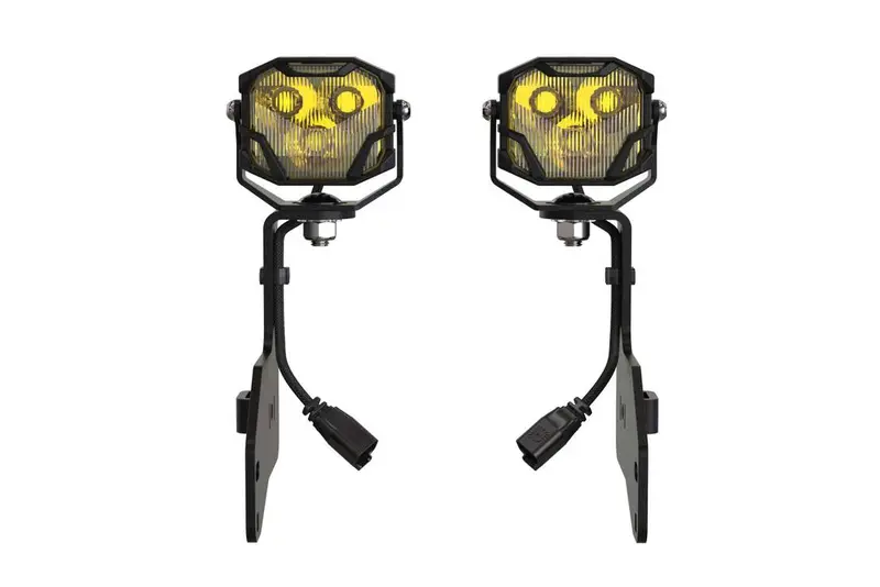 Morimoto 4Banger Amber Spot Led A-Pillar Light Pod Kit For 11-16 Ford F250/F350 2