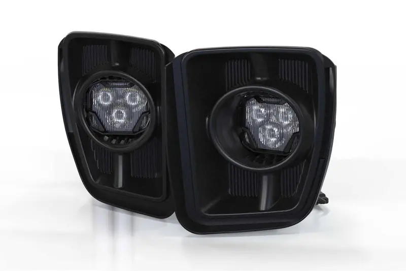 Morimoto 4Banger Clear Sae Led Vertical Fog Lights For 2013-2018 Dodge Ram 1500 1