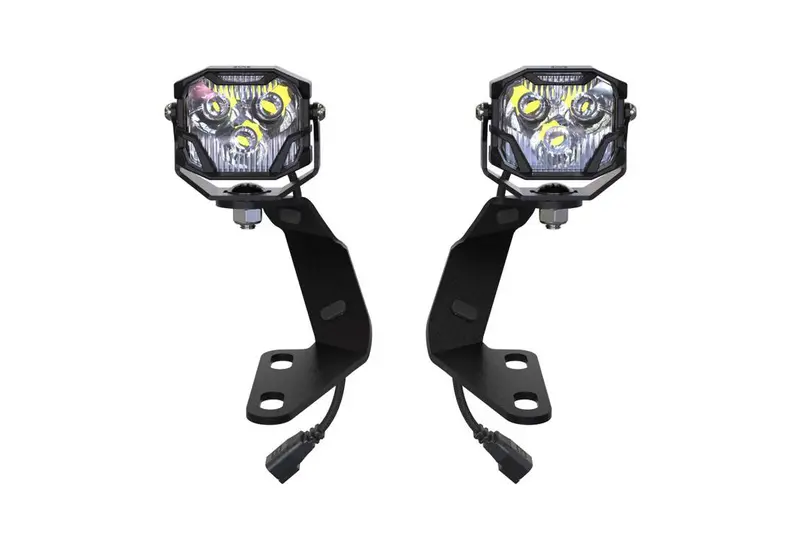 Morimoto 4Banger Hxb Amber Combo A-Pillar Light Pod Kit 2