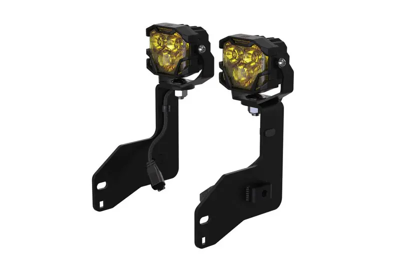 Morimoto 4Banger Hxb Amber Combo A-Pillar Light Pod Kit For 11-16 Ford F250/F350 1