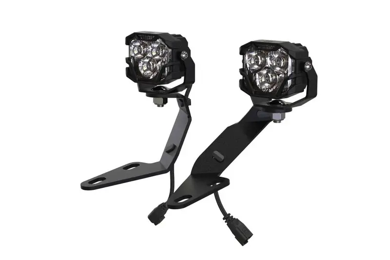 Morimoto 4Banger Hxb Amber Spot A-Pillar Light Pod Kit 1