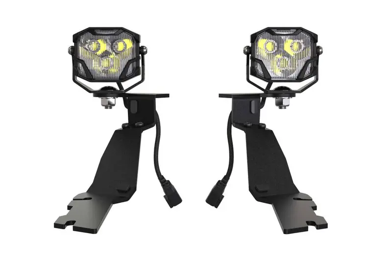 Morimoto 4Banger Hxb Amber Wide A-Pillar Light Pod Kit For 2019+ Ram 2500/3500 2