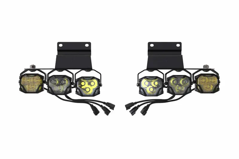Morimoto 4Banger Hxb Triple Fog Light Kit W/ Harness For 10-14 Ford Raptor 1
