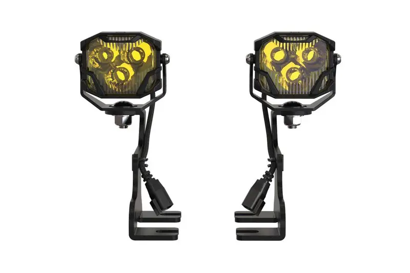 Morimoto 4Banger Hxb White Combo A-Pillar Light Pod Kit 2