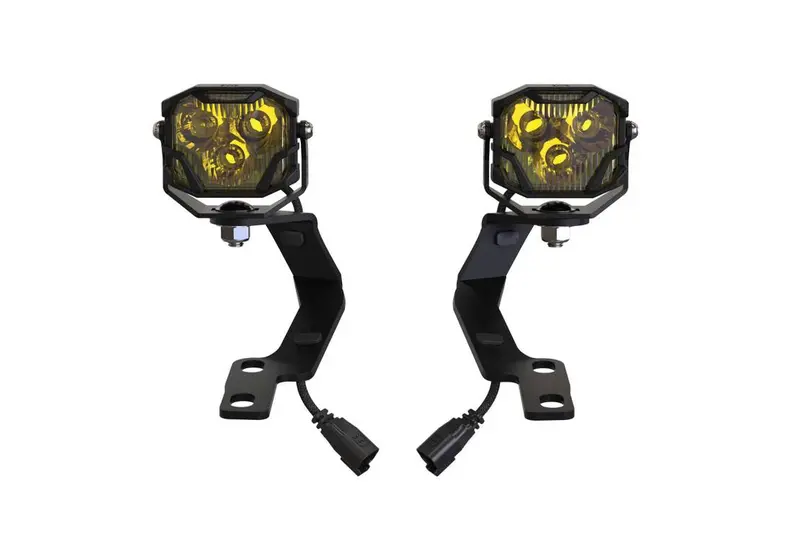 Morimoto 4Banger Hxb White Combo A-Pillar Light Pod Kit For 05-15 Toyota Tacoma 2
