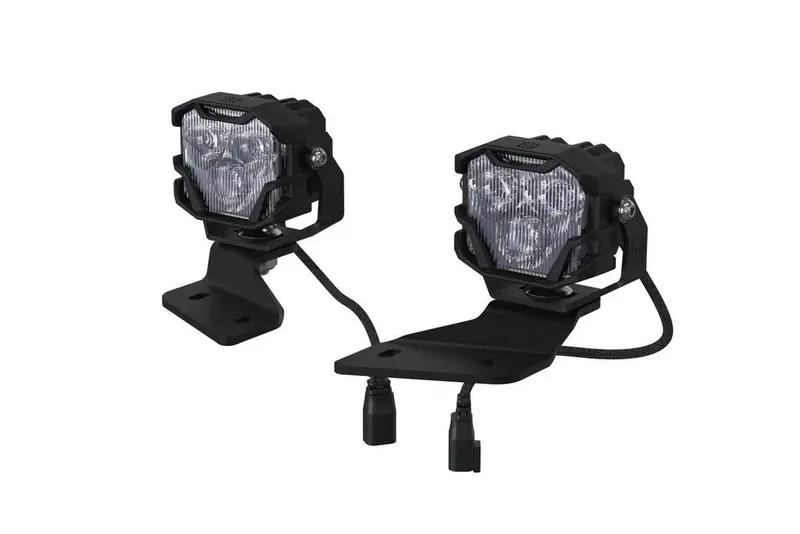 Morimoto 4Banger Hxb White Combo A-Pillar Light Pod Kit For 2021+ Ford Bronco 1