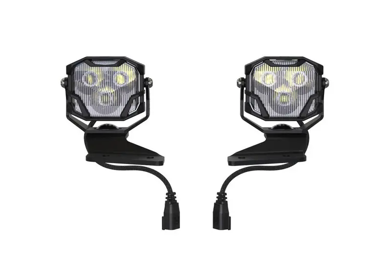 Morimoto 4Banger Hxb White Spot A-Pillar Light Pod Kit For 2021+ Ford Bronco 2