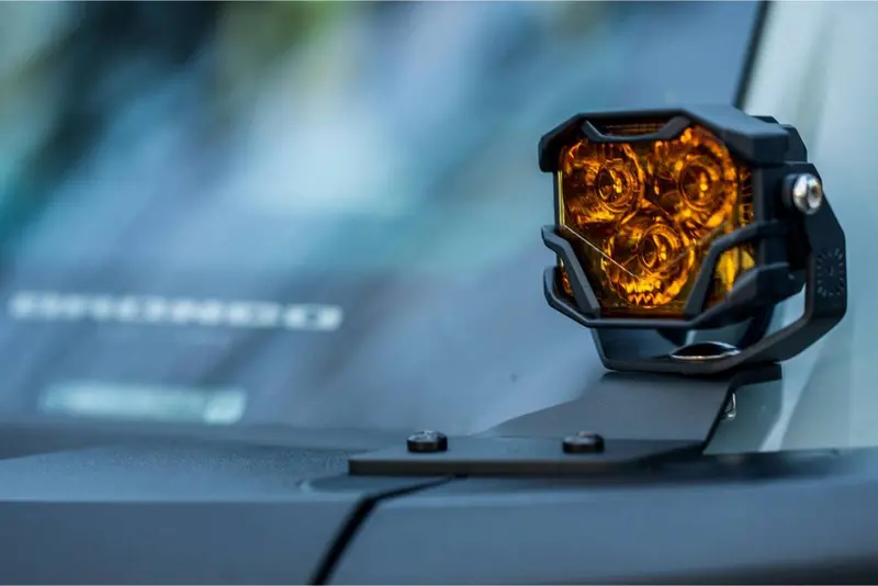 Morimoto 4Banger Mirror Mount/A-Pillar Ditch Led Light Kit For 2021+ Ford Bronco 2