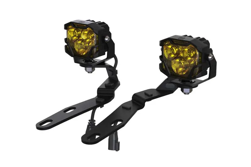 Morimoto 4Banger Ncs Amber Combo A-Pillar Light Pod Kit For 16-22 Toyota Tacoma 1