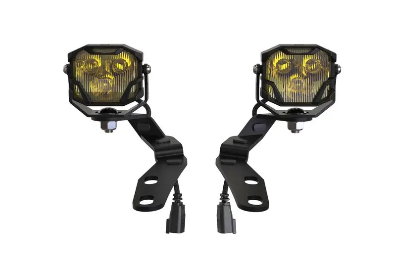 Morimoto 4Banger Ncs White Combo A-Pillar Light Pod Kit For 16-22 Toyota Tacoma 2