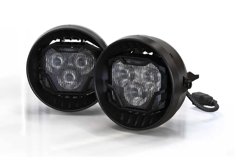 Morimoto 4Banger Ncs White Wide Beam Led Light Pod Kit 1