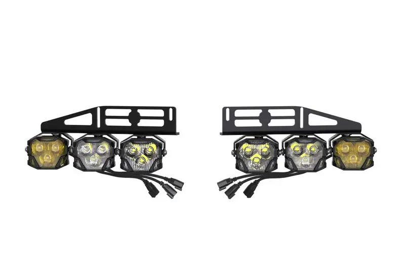 Morimoto 4Banger Triple Fog Light Kit W/ Upfitter Harness 1