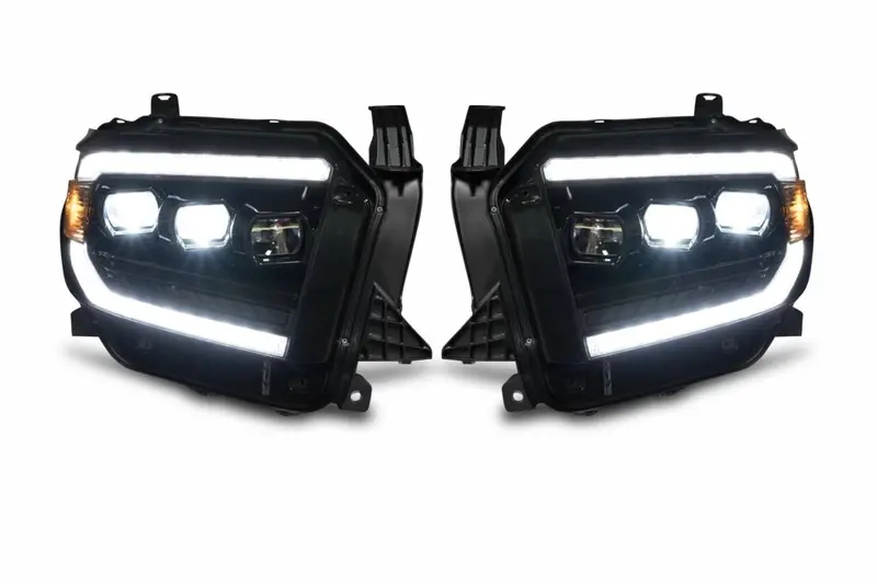 Morimoto Amber Xb Led Plug & Play Headlight Assemblies For 14-20 Toyota Tundra 1