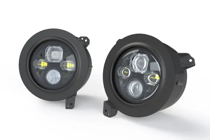 Morimoto Sealed7 Led 7" 3000Lm White Headlights 1