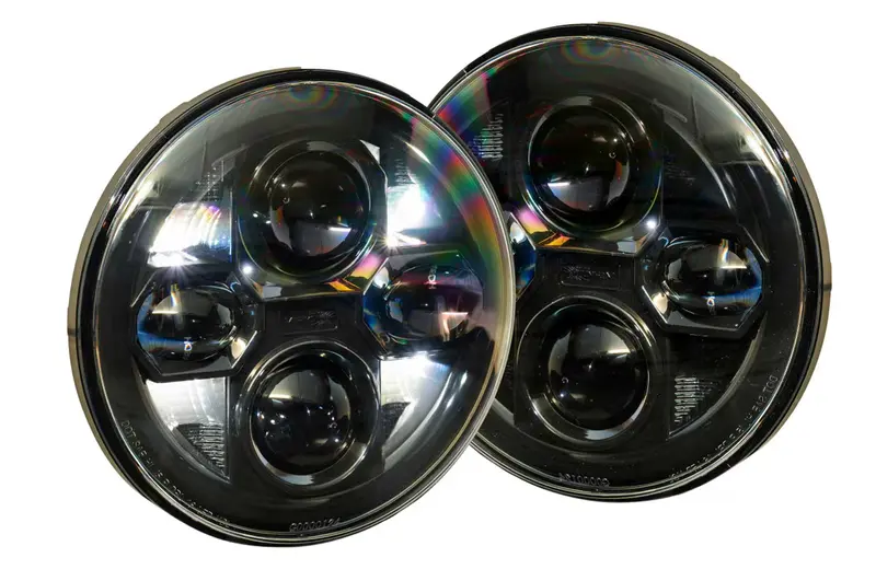 Morimoto Sealed7 Plug & Play Led Headlights (Pair) For 07-17 Jeep Wrangler Jk 1