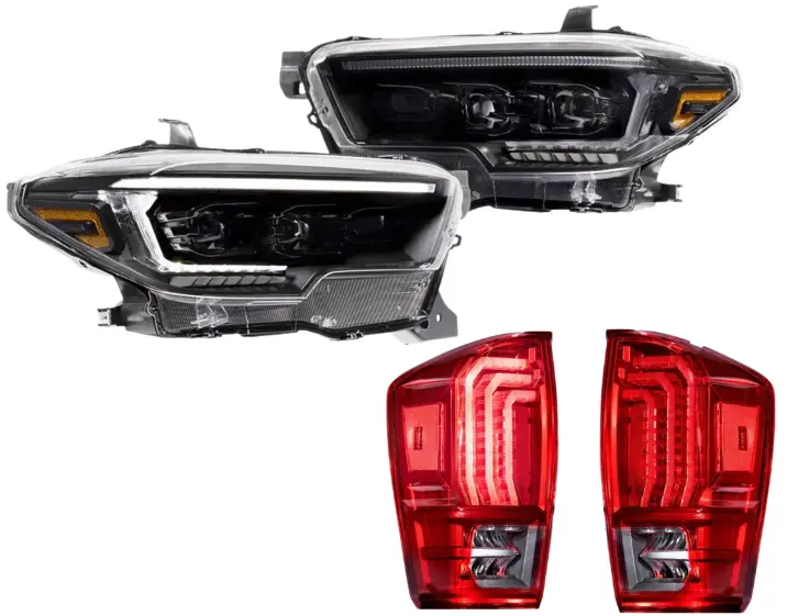Morimoto Xb Evo White Drl Headlight & Tail Light Kit For 2016-2023 Toyota Tacoma 1