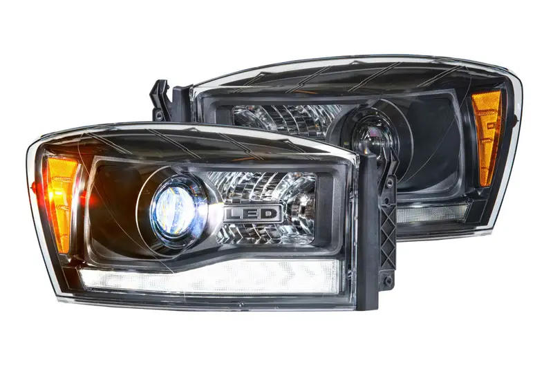 Morimoto Xb Hybrid Led Headlights (Pair) For 2006-2008 Dodge Ram 1500/2500/3500 1
