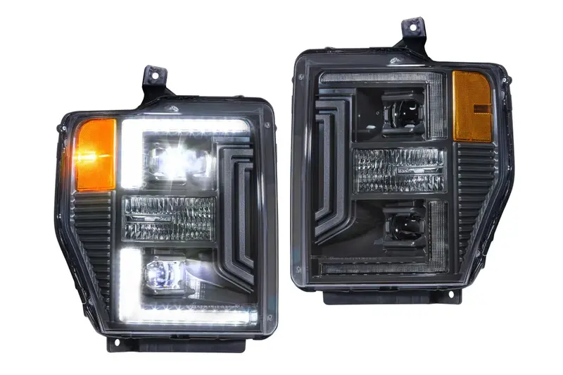 Morimoto Xb Hybrid Led Projector Headlight Set For 2008-2010 Ford F-250/F-350 Sd 1