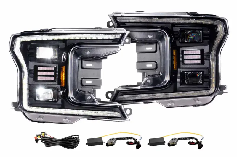 Morimoto Xb Hybrid Plug & Play Led Headlights (Pair) For 2018-2020 Ford F-150 1