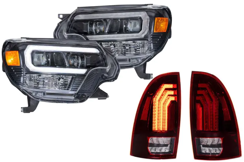 Morimoto Xb Hybrid White Drl Headlight & Tail Light Kit For 12-15 Toyota Tacoma 1