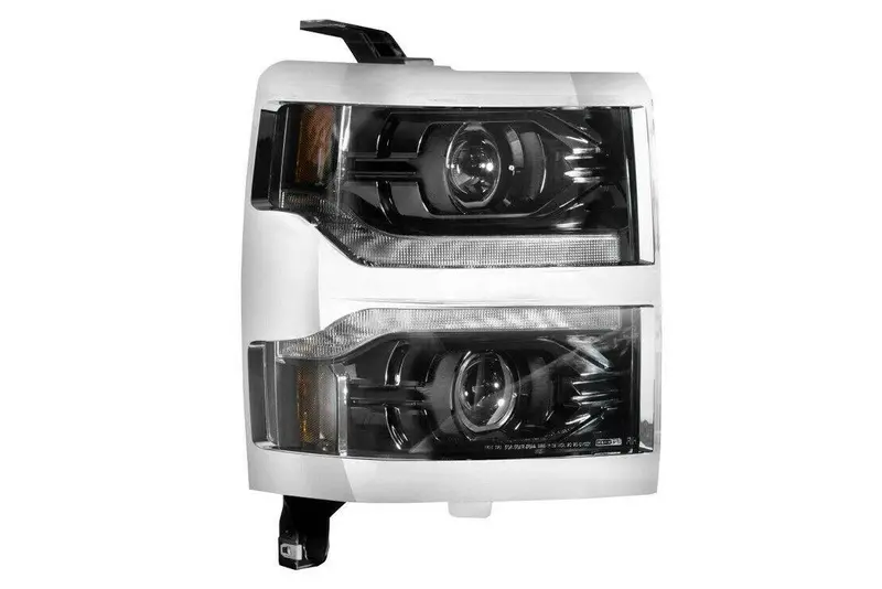Morimoto Xb Led Headlight Assemblies For 14-15 Chevy Silverado Chrome Trim Only 1