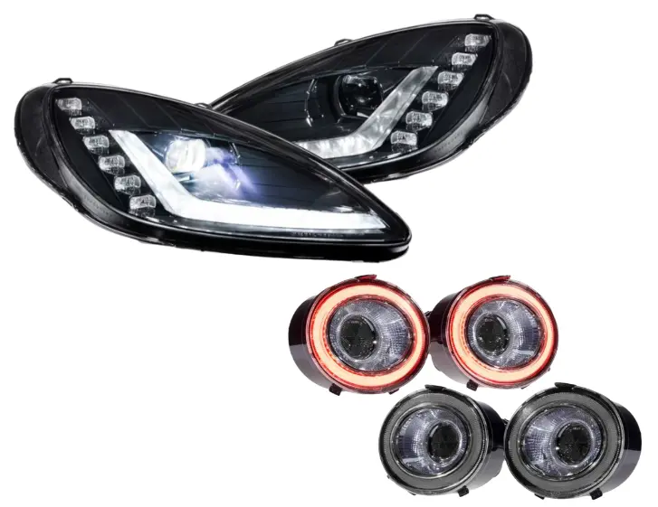 Morimoto Xb Led Headlight & Smoked Tail Light Kit For 05-13 Chevrolet Corvette 1