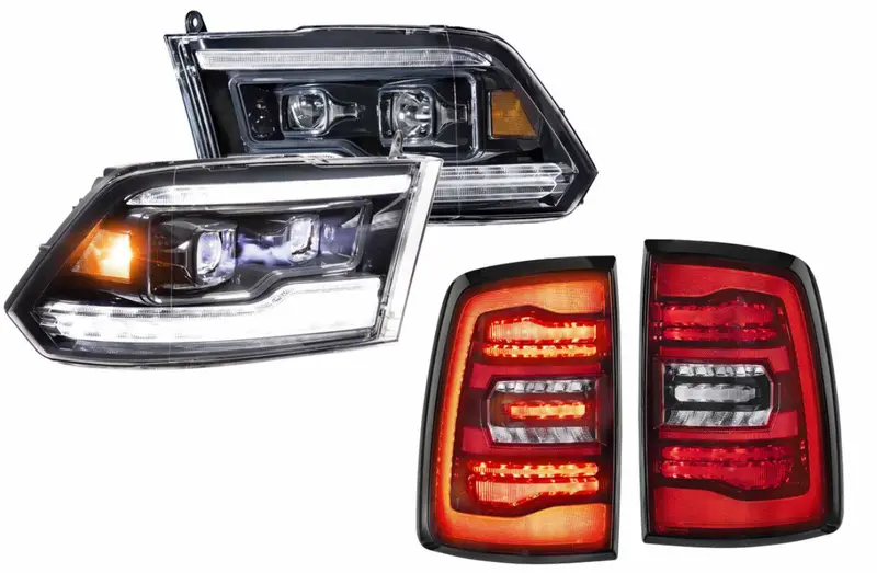 Morimoto Xb Led Headlight & Tail Light Kit For 2009-2024 Ram 1500 2500 3500 1