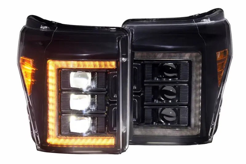 Morimoto Xb Led Headlights W/ Amber Drl For 2011-2016 Ford F-250/F-350 Super Duty 1