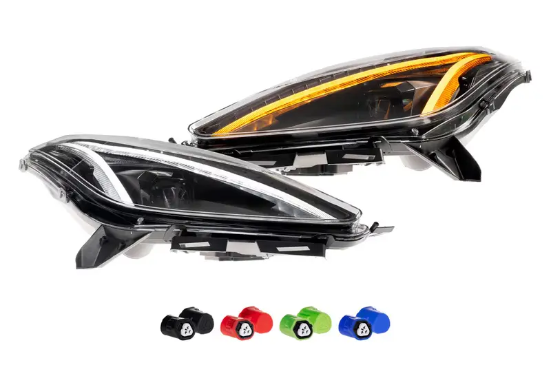 Morimoto Xb Led Headlights W/ White & Amber Drl For 14-19 Chevrolet Corvette C7 1