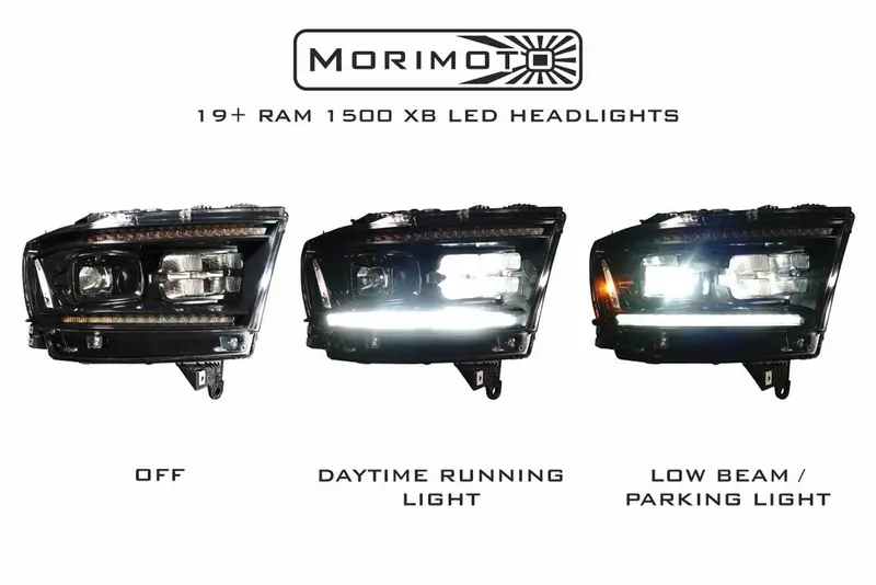 Morimoto Xb Led Plug & Play Headlight Assemblies For 19-20 Dodge Ram 1500 2