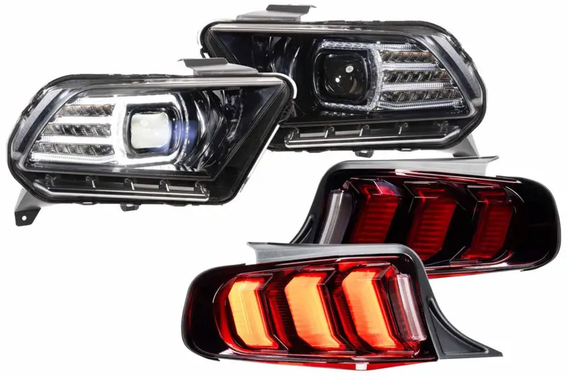 Morimoto Xb Plug N Play Led Headlight & Tail Light Kit For 10-12 Ford Mustang 1