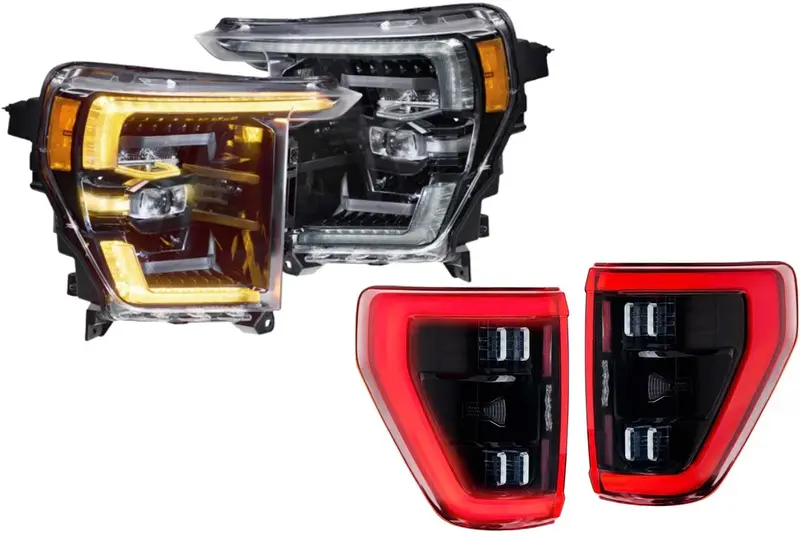 Morimoto Xb Plug N Play Led Headlight & Tail Light Kit For 2021-2023 Ford F-150 1