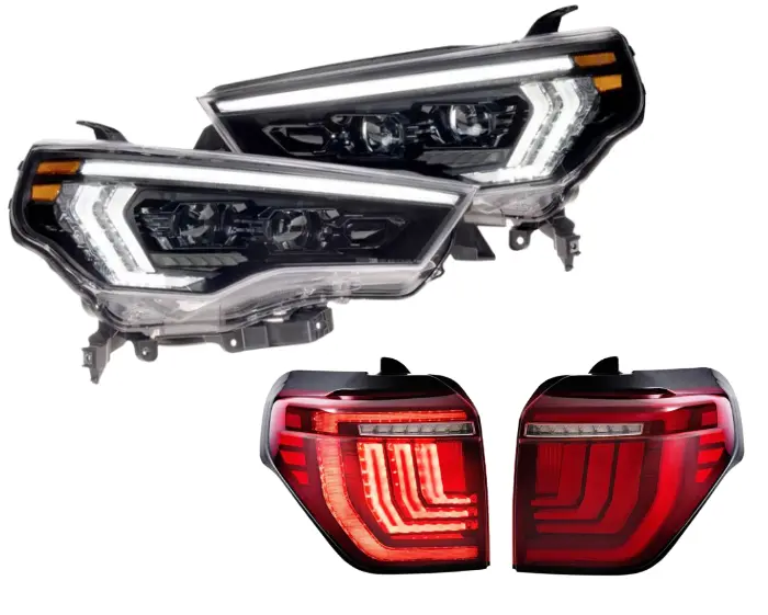 Morimoto Xb White Drl Headlight & Tail Light Kit For 2014-2024 Toyota 4Runner 1