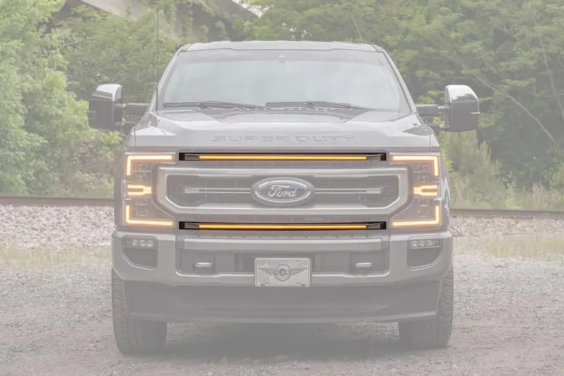 Morimoto Xbg Amber Led Drl Grille Inserts For 2020-2022 Ford Super Duty Platinum 1