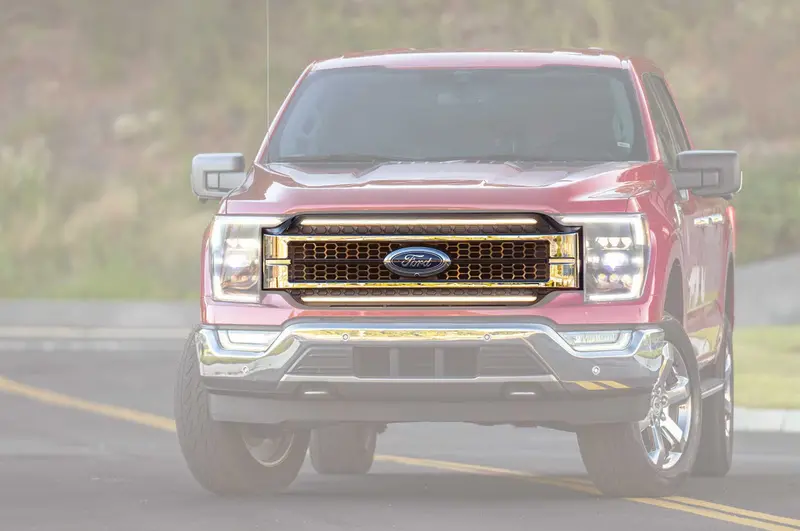 Morimoto Xbg Chrome Plug & Play Led Grille W/ White Drl For 2021-2023 Ford F-150 1