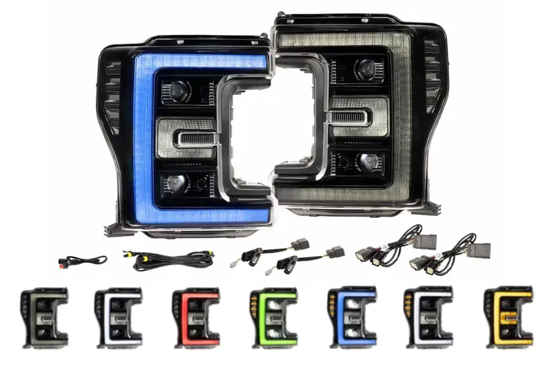 Morimoto Xrgb Led Headlights For 2017-2019 Ford F-250/F-350/F-450 Super Duty 1