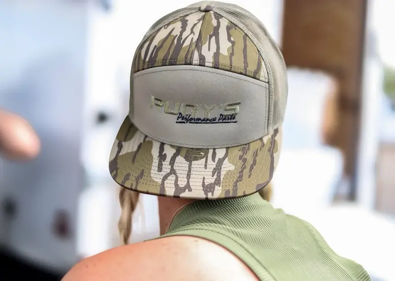 Mossy Oak Bottomland 7 Panel Trucker 1