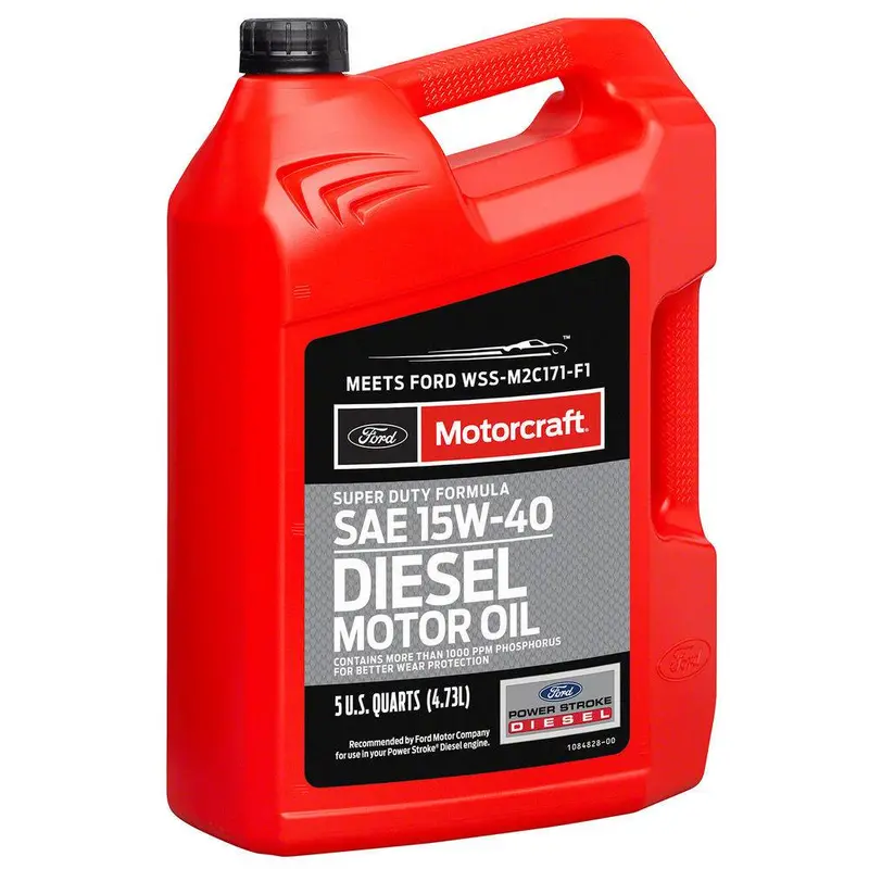 Motorcraft 5Qt Sae 15W-40 Synthetic Blend Oil For Ford Super Duty 7.3L/6.0L/6.7L 1