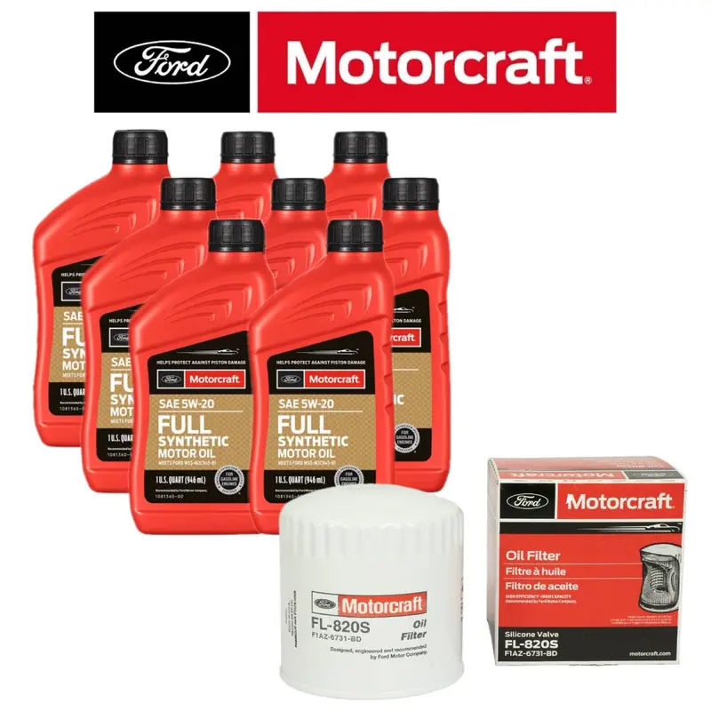 Motorcraft 5W-20 Full Synthetic Oil Change Kit For 2020+ Ford Super Duty 7.3L 1