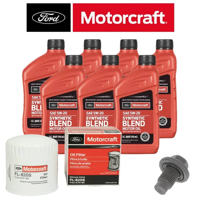 Motorcraft 5W-20 Oil Change Kit For 2000-2015 Ford Super Duty 5.4L/6.2L/6.8L 1