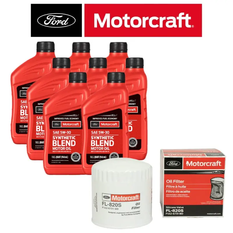 Motorcraft 5W-20 Synthetic Blend Oil Change Kit For 2020+ Ford Super Duty 7.3L 1
