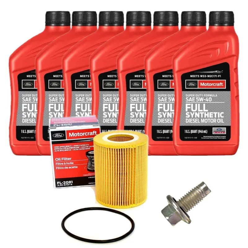 Motorcraft Extreme Duty Oil Change Kit For 2018+ Ford F-150 3.0L Powerstroke 1