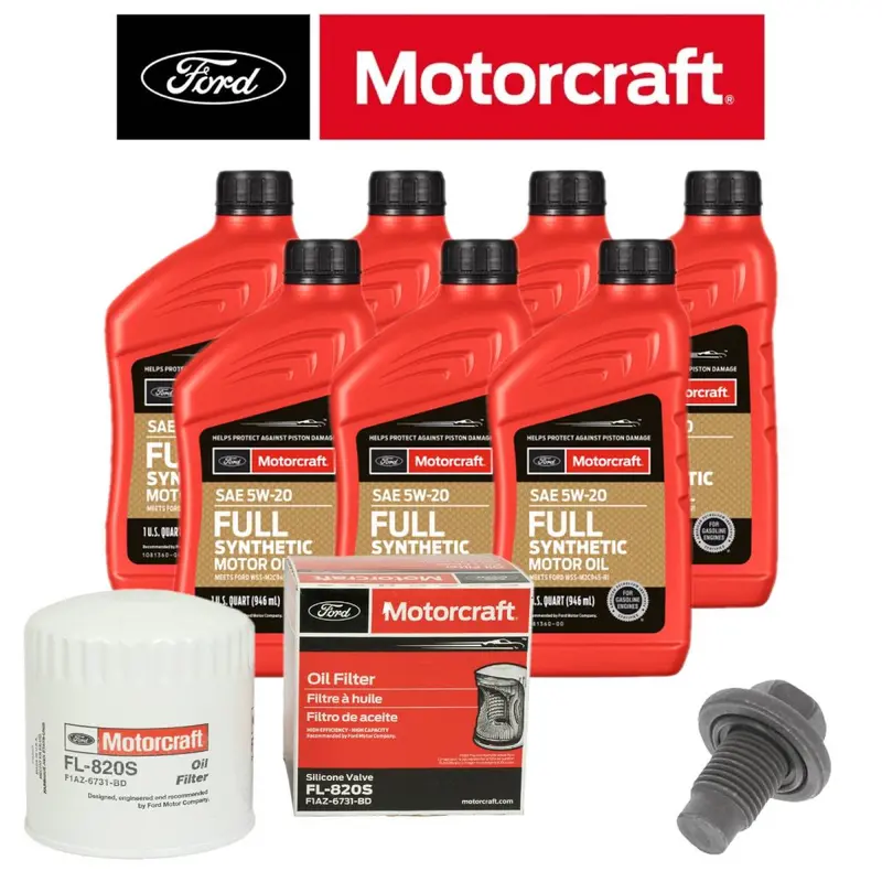 Motorcraft Synthetic 5W-20 Engine Oil Change Kit For 11-15 Ford F-250/F-350 6.2L 1