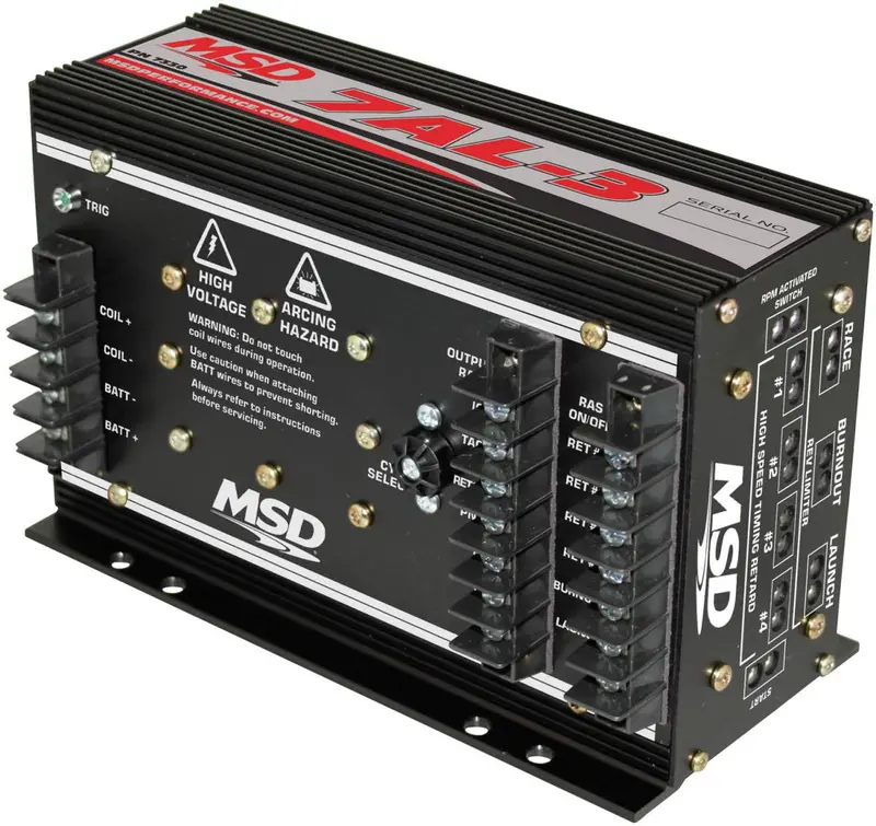 Msd 7Al-3 Ignition Control Box - Rpm Activated Switch - Black 1